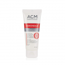 سيبيونيكس ك كريم التقشير للبشرة الدهنية من اي سي ام 40 مل Sebionex K Exfoliating Cream for Oily Skin by ACM